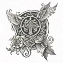 Matthew 19:6 tattoo design idea