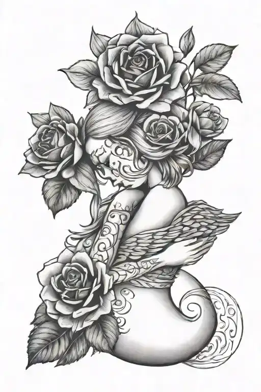miscarriage pregnancy loss tattoo design idea