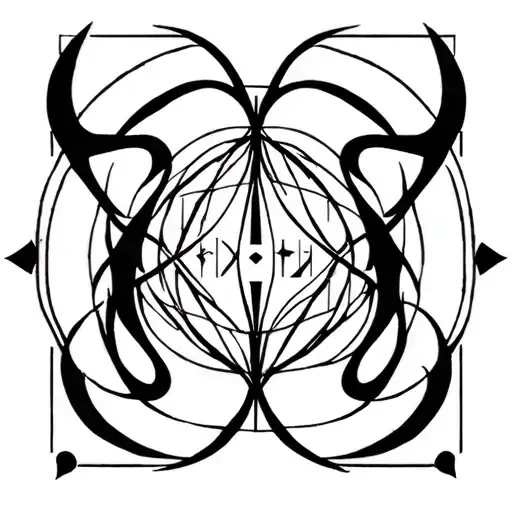 gemini aquarius zodiac symbol tattoo design idea