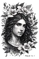 psalm 144:1 tattoo design idea