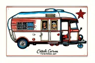 Caravan tattoo design idea