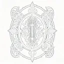 Orthodox fascist tattoo design idea