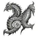 Scorpio Libra tattoo design idea