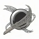 Cricket Ball tattoo design idea