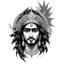 Mahabharat tattoo design idea