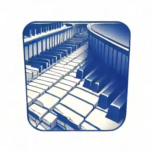 Piano keys tattoo design idea