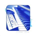 Piano keys tattoo design idea