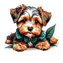Cavoodle tattoo design idea