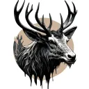 wendigo tattoo design idea