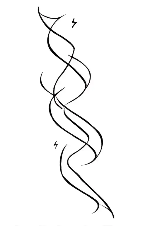 ups and downs in life, discipline  tattoo design idea