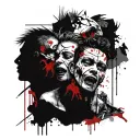 see no evil speak no evil tattoo design idea