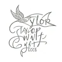 Taylor Swift lyrics tattoo design idea
