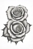 rose tattoo design idea