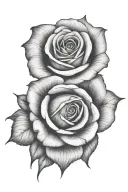 rose tattoo design idea