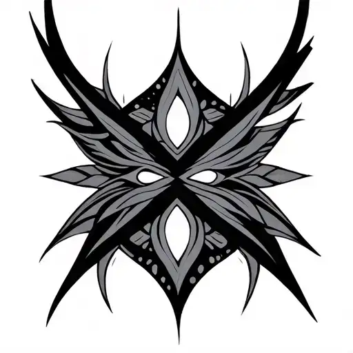 neotribal style tattoo design idea