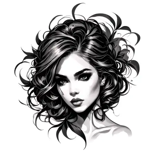 Side Boob tattoo design idea