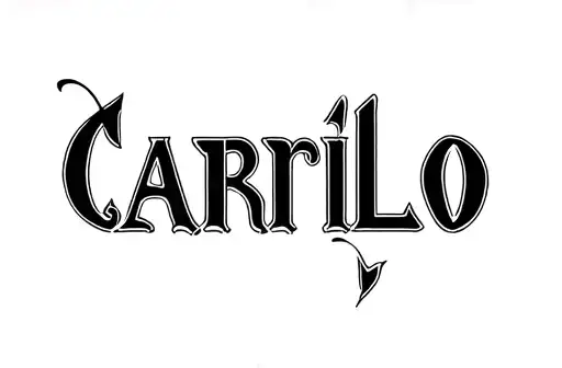 "Carrillo" tattoo design idea
