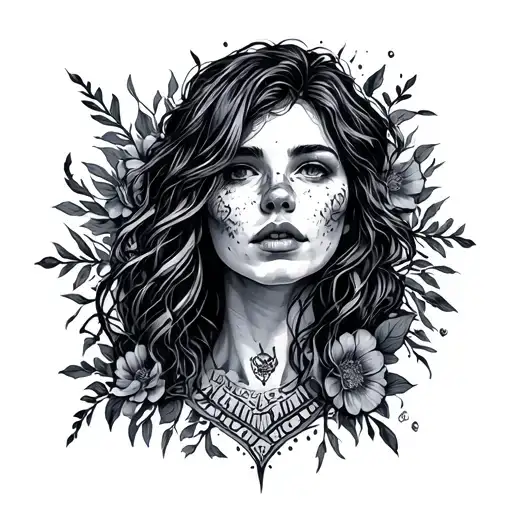 Abuse Survivor tattoo design idea