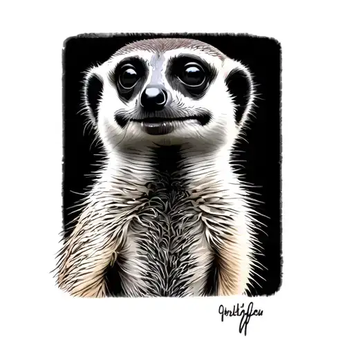 Meerkat tattoo design idea