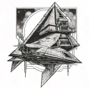 star wars, anakin, darth vader. imperial star destroyer tattoo design idea