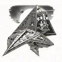 star wars, anakin, darth vader. imperial star destroyer tattoo design idea