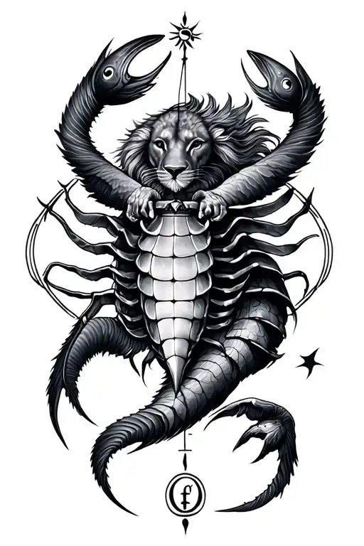 i want a combo tattoo of zodiacsa pisces, 2 Scorpios, a Gemini, a leo, a libra, an aquarius, Virgo and and a Sagittarius tattoo design idea