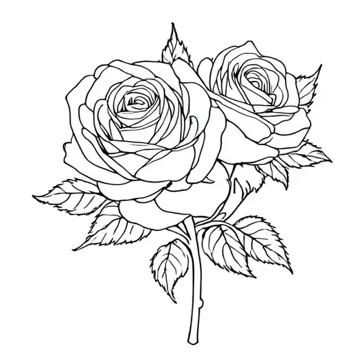 1991 and 1974 incorporated with roses intertwined within tattoo design idea