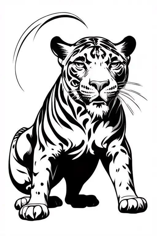 logo pumas tattoo design idea