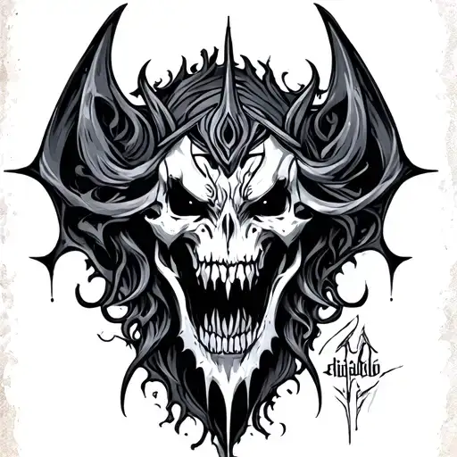 diablo tattoo design idea