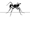 ant walking along tattoo design idea