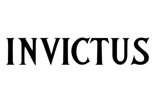 "INVICTUS" tattoo design idea