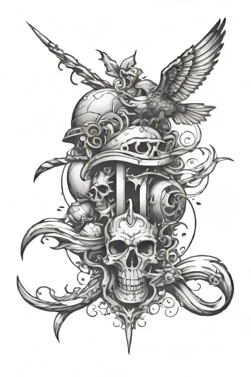 Beat The Odds tattoo design idea
