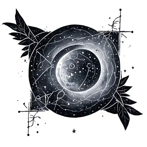 Family Constellation tattoo design idea