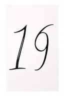 number 19 tattoo design idea