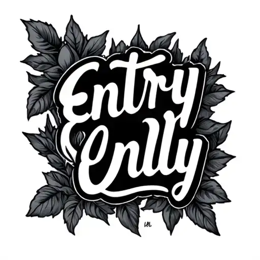 "Entry Only " Eggplant  tattoo design idea