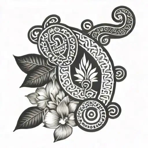 Fijian tabua tattoo design idea