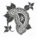Fijian tabua tattoo design idea
