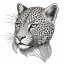 Cyrus the King of Iran, the Persian Cheetah, Persepolis, and the city of Pars tattoo design idea