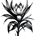 Yucca tattoo design idea