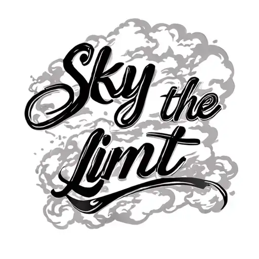 "sky is the limit" mobb deep bigge smalls and nas tattoo design idea