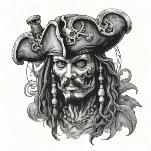 pirates of the Caribbean  tattoo design idea