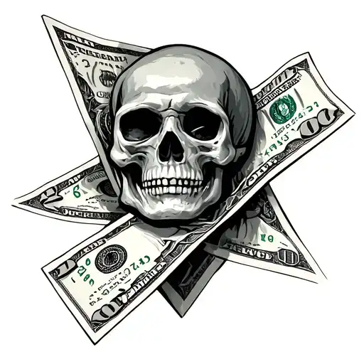 drug money ta tattoo design idea
