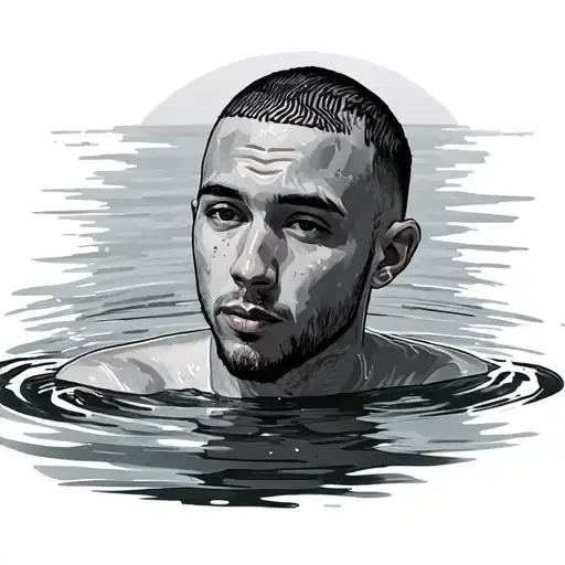 Mac Miller Swimming Cover tattoo design idea
