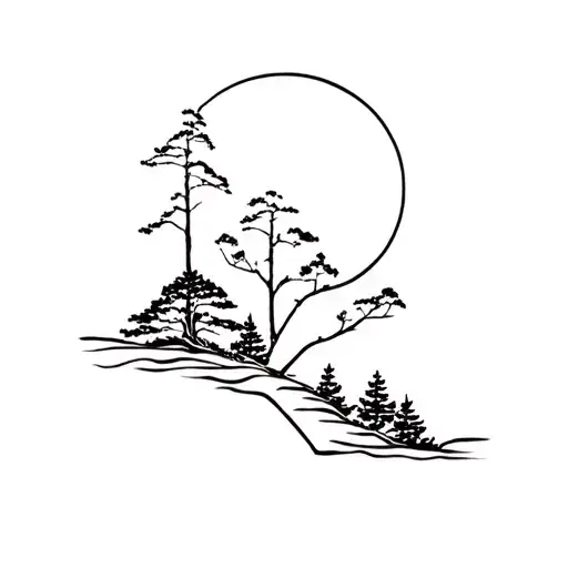 nature new zealand tattoo design idea