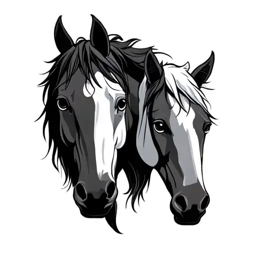 bojack horseman and pain tattoo design idea