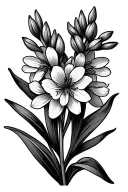 hyacinth flower tattoo tattoo design idea