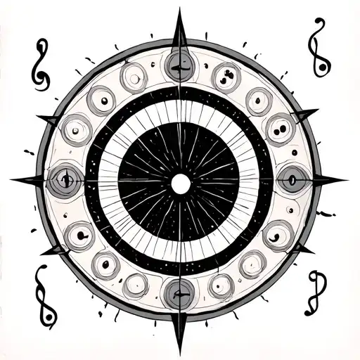 Circle Of Fifths tattoo design idea