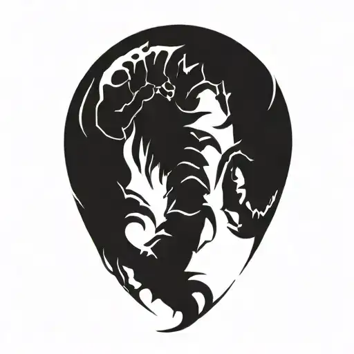 scorpio tattoo design idea