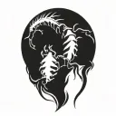 scorpio tattoo design idea