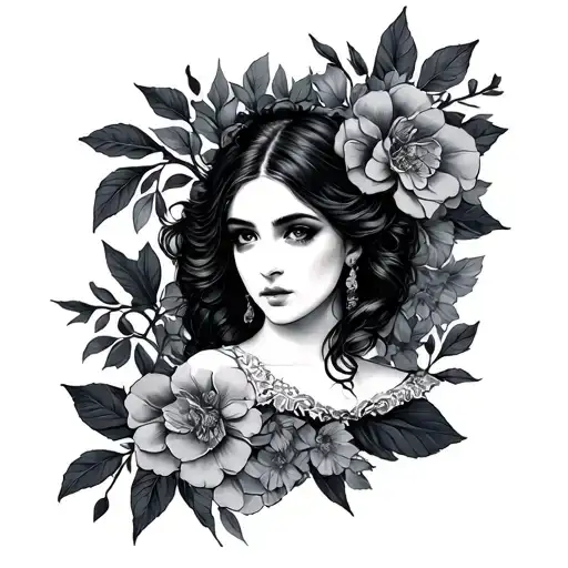 Name Lucia tattoo design idea